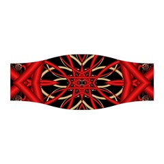 Fractal Wallpaper With Red Tangled Wires Stretchable Headband