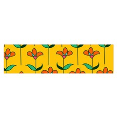 Small Flowers Pattern Floral Seamless Pattern Vector Satin Scarf (oblong)