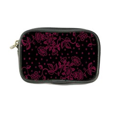 Pink Floral Pattern Background Wallpaper Coin Purse by BangZart