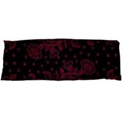 Pink Floral Pattern Background Wallpaper Body Pillow Case (dakimakura)