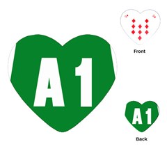 Autostrada A1 Playing Cards (heart)  by abbeyz71