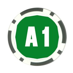 Autostrada A1 Poker Chip Card Guard (10 Pack)