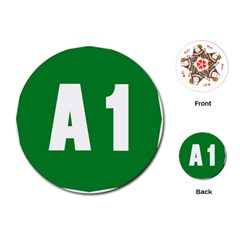 Autostrada A1 Playing Cards (round)  by abbeyz71