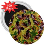 Cockroaches 3  Magnets (100 pack) Front