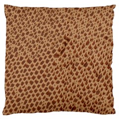 Giraffe Pattern Animal Print  Standard Flano Cushion Case (two Sides) by paulaoliveiradesign