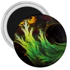 A Seaweed s Deepdream Of Faded Fractal Fall Colors 3  Magnets by jayaprime