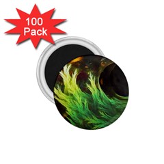 A Seaweed s Deepdream Of Faded Fractal Fall Colors 1 75  Magnets (100 Pack)  by jayaprime