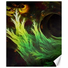 A Seaweed s Deepdream Of Faded Fractal Fall Colors Canvas 20  X 24   by jayaprime