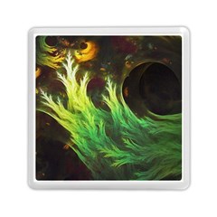 A Seaweed s Deepdream Of Faded Fractal Fall Colors Memory Card Reader (square)  by jayaprime