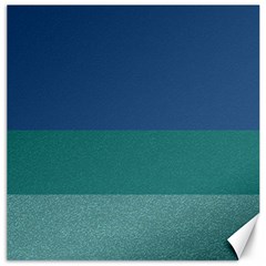 Blue Gradient Glitter Texture Pattern  Canvas 12  X 12  