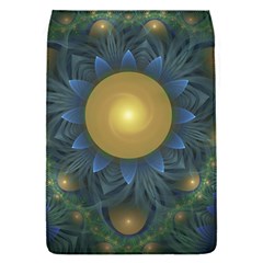 Beautiful Orange & Blue Fractal Sunflower Of Egypt Flap Covers (s)  by jayaprime