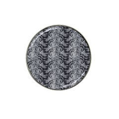 Black Floral Lace Pattern Hat Clip Ball Marker (10 Pack)