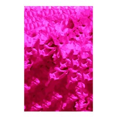 Hot Pink Floral Pattern Shower Curtain 48  X 72  (small)  by paulaoliveiradesign