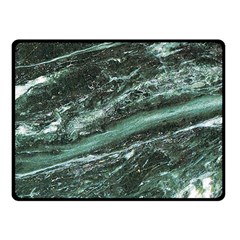 Green Marble Stone Texture Emerald  Fleece Blanket (small)