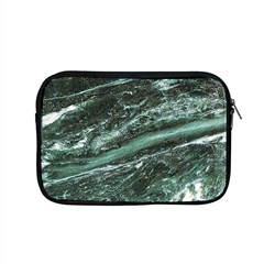 Green Marble Stone Texture Emerald  Apple Macbook Pro 15  Zipper Case by paulaoliveiradesign