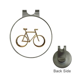 Elegant Gold Look Bicycle Cycling  Hat Clips With Golf Markers by yoursparklingshop