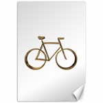 Elegant Gold Look Bicycle Cycling  Canvas 12  x 18   11.88 x17.36  Canvas - 1