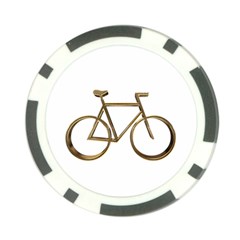 Elegant Gold Look Bicycle Cycling  Poker Chip Card Guard (10 Pack) by yoursparklingshop