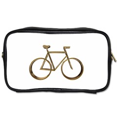 Elegant Gold Look Bicycle Cycling  Toiletries Bags 2-side by yoursparklingshop