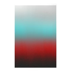 Frosted Blue and Red Shower Curtain 48  x 72  (Small) 