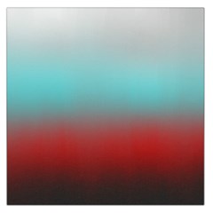 Frosted Blue and Red Large Satin Scarf (Square)