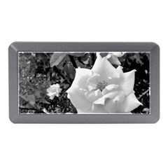 White Rose Black Back Ground Greenery ! Memory Card Reader (mini) by CreatedByMeVictoriaB