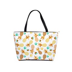 Seamless Summer Fruits Pattern Shoulder Handbags by TastefulDesigns