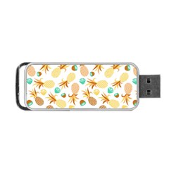 Seamless Summer Fruits Pattern Portable Usb Flash (one Side)