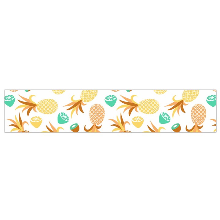 Seamless summer fruits pattern Flano Scarf (Small)