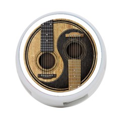 Old And Worn Acoustic Guitars Yin Yang 4-port Usb Hub (two Sides)  by JeffBartels