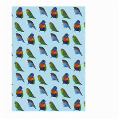 Blue Birds Parrot Pattern Large Garden Flag (two Sides)