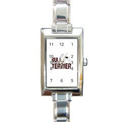 Bull Terrier  Rectangle Italian Charm Watch