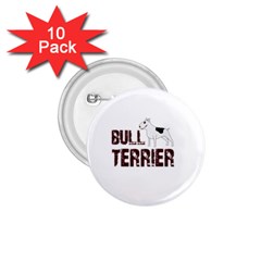 Bull Terrier  1 75  Buttons (10 Pack) by Valentinaart