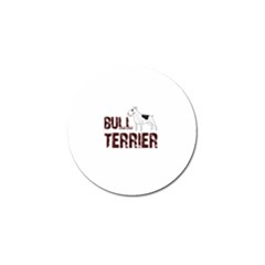 Bull Terrier  Golf Ball Marker by Valentinaart