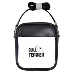 Bull Terrier  Girls Sling Bags by Valentinaart