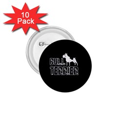 Bull Terrier  1 75  Buttons (10 Pack) by Valentinaart