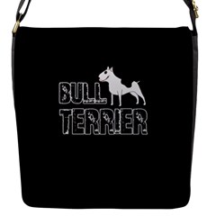 Bull Terrier  Flap Messenger Bag (s) by Valentinaart