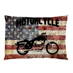 Motorcycle Old School Pillow Case by Valentinaart