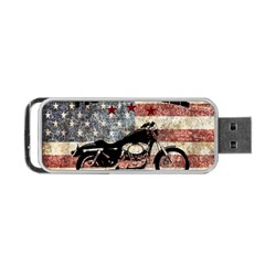 Motorcycle Old School Portable Usb Flash (one Side)