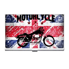 Motorcycle Old School Business Card Holders by Valentinaart