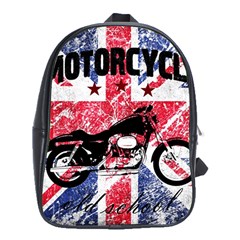 Motorcycle Old School School Bags (xl) 