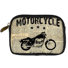 Motorcycle Old School Digital Camera Cases by Valentinaart