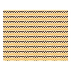 Colored Zig Zag Double Sided Flano Blanket (large)  by Colorfulart23