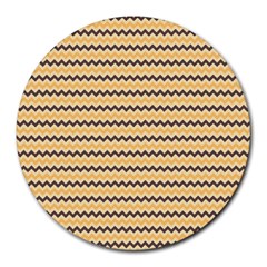 Colored Zig Zag Round Mousepads by Colorfulart23