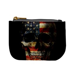 American Flag Skull Mini Coin Purses by Valentinaart