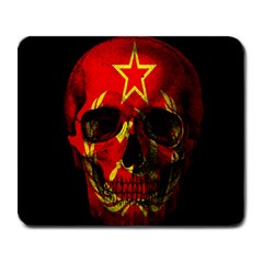 Russian Flag Skull Large Mousepads