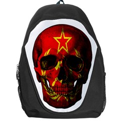 Russian Flag Skull Backpack Bag by Valentinaart