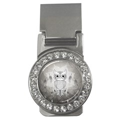 Wonderful Owl, Mandala Design Money Clips (cz)  by FantasyWorld7