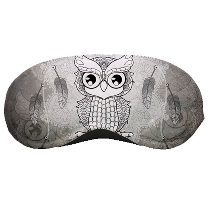 Wonderful Owl, Mandala Design Sleeping Masks