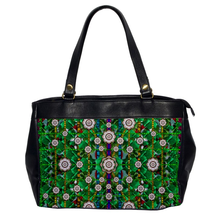 Pearl Flowers In The Glowing Forest Office Handbags